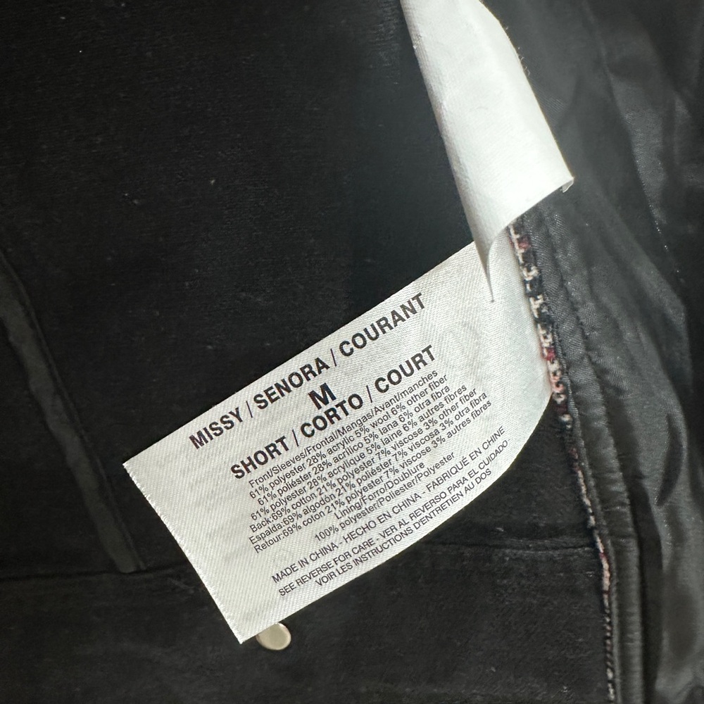 Ella Moss Plaid Women's Blazer size medium - Picture 5 of 7